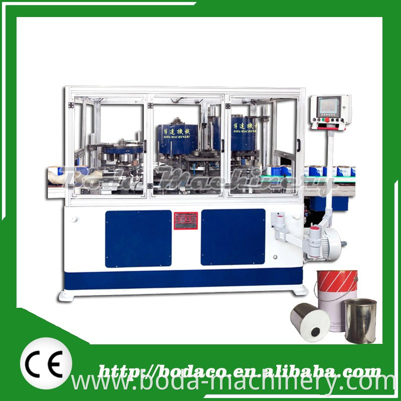 Trade Assurance Pail Can Flanger/Seamer, Pail Can Body Making Machine